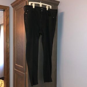 Plus sized black jeans